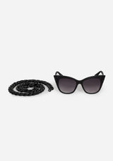 Anelace Chain Cat Eye Sunglasses