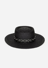 Banish Eyelet Belted Sun Hat