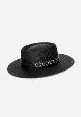 Banish Eyelet Belted Sun Hat