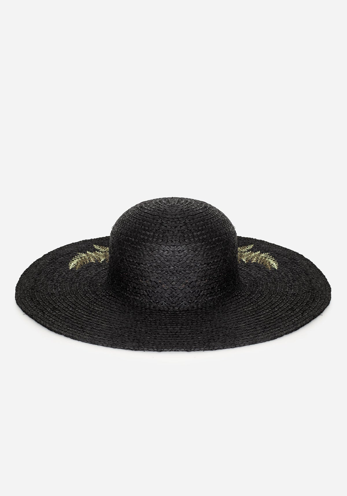 Osmunda Fern Embroidered Sun Hat