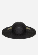 Osmunda Fern Embroidered Sun Hat