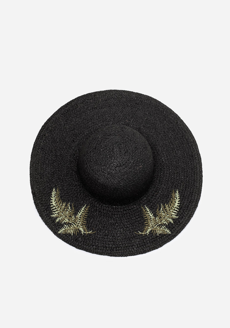 Osmunda Fern Embroidered Sun Hat