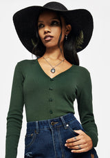 Osmunda Fern Embroidered Sun Hat