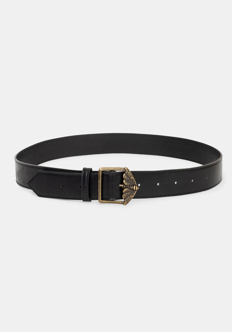 Disturbia | Rosamoth Debossed Buckle Belt | Belts