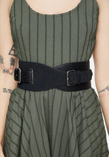 Nyx Faux Suede Leather Waist Belt