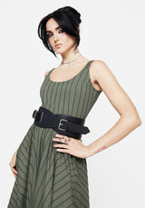 Nyx Faux Suede Leather Waist Belt