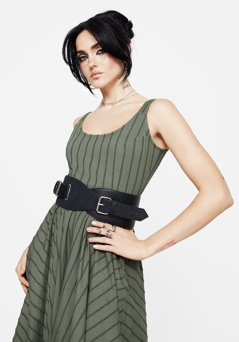 Nyx Faux Suede Leather Waist Belt