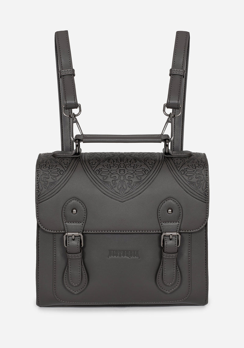 Esther Debossed Satchel Backpack