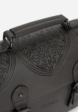 Esther Debossed Satchel Backpack