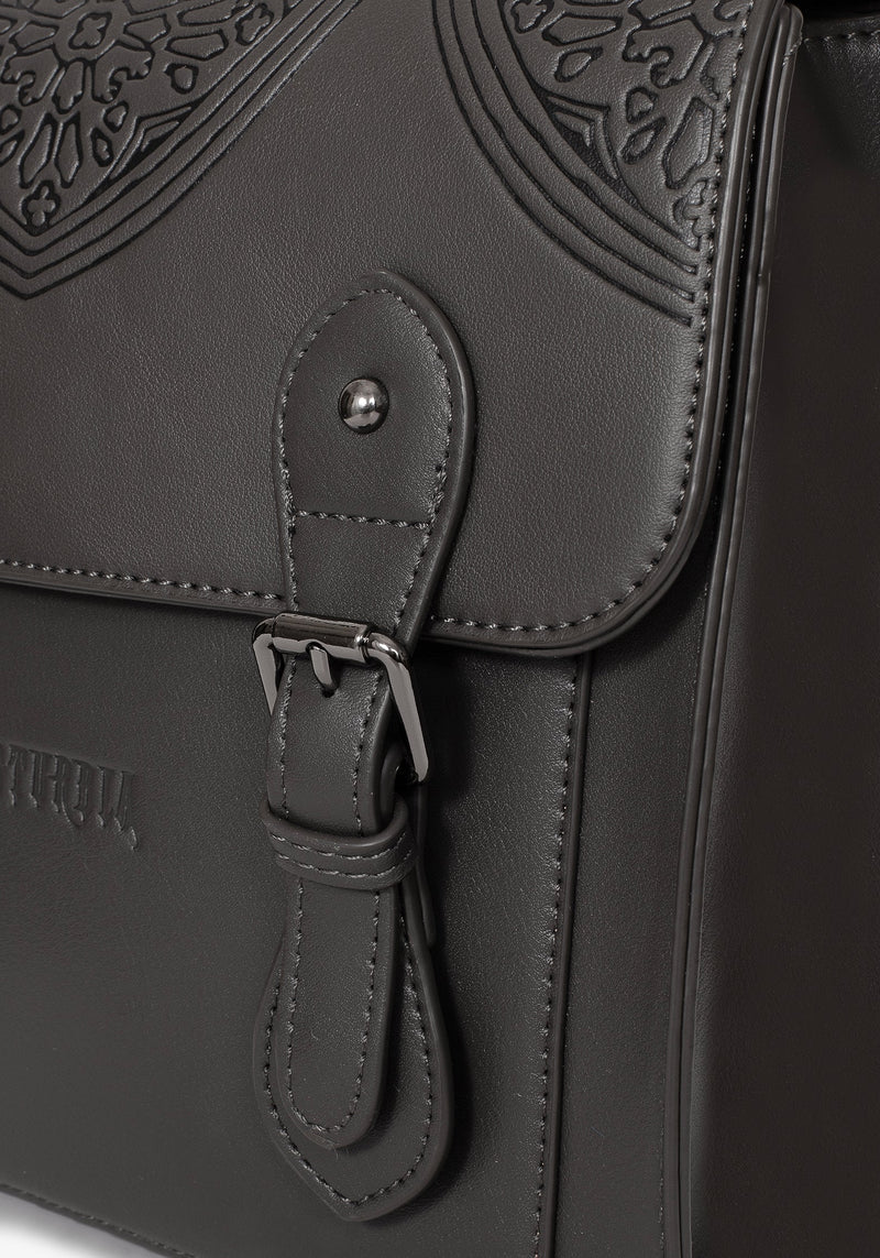 Esther Debossed Satchel Backpack