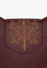 Neriene Embroidered Slouchy Shoulder Bag