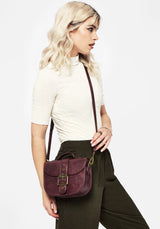 Rosamoth Buckle Crossbody Satchel Bag