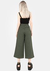 Memorantia Wide Leg Culottes - Green