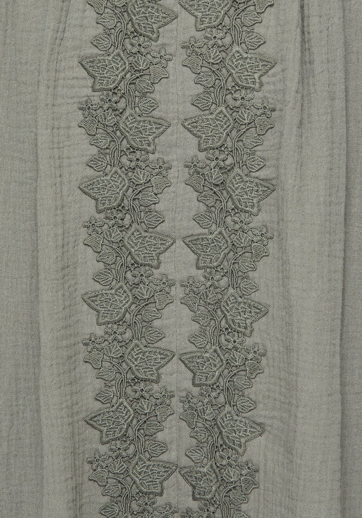 Alder Cotton Ivy Detail Midi Skirt