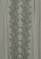 Alder Cotton Ivy Detail Midi Skirt