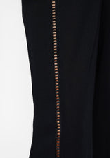 Blessing Lace Trim Wide Leg Trouser