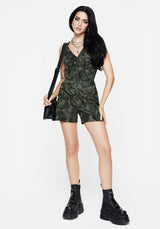 Bashe Cotton Wide Leg Shorts - Green