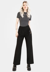 Lucia Firefly Embroidered Pleated Trousers