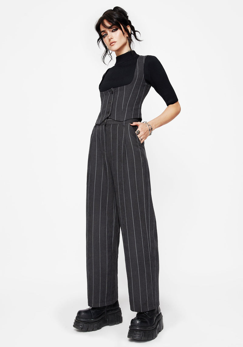 Bellum Stripe Tailored Straight Leg Trouser