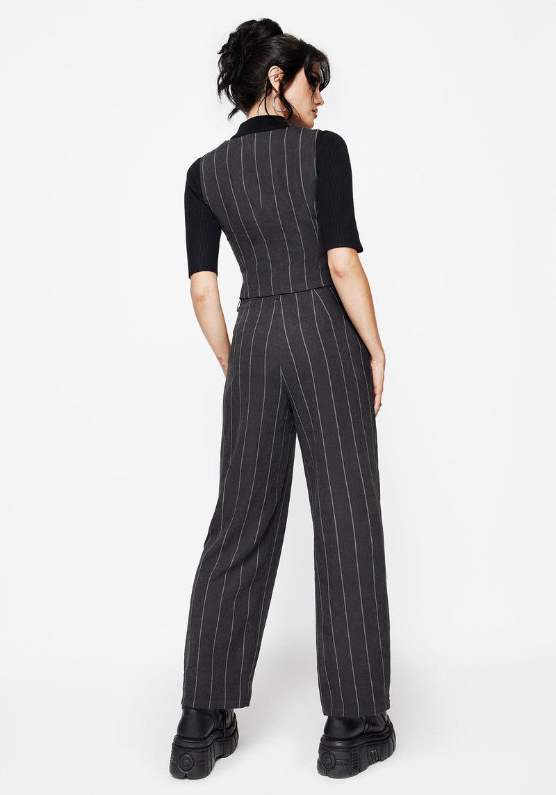 Bellum Stripe Tailored Straight Leg Trouser