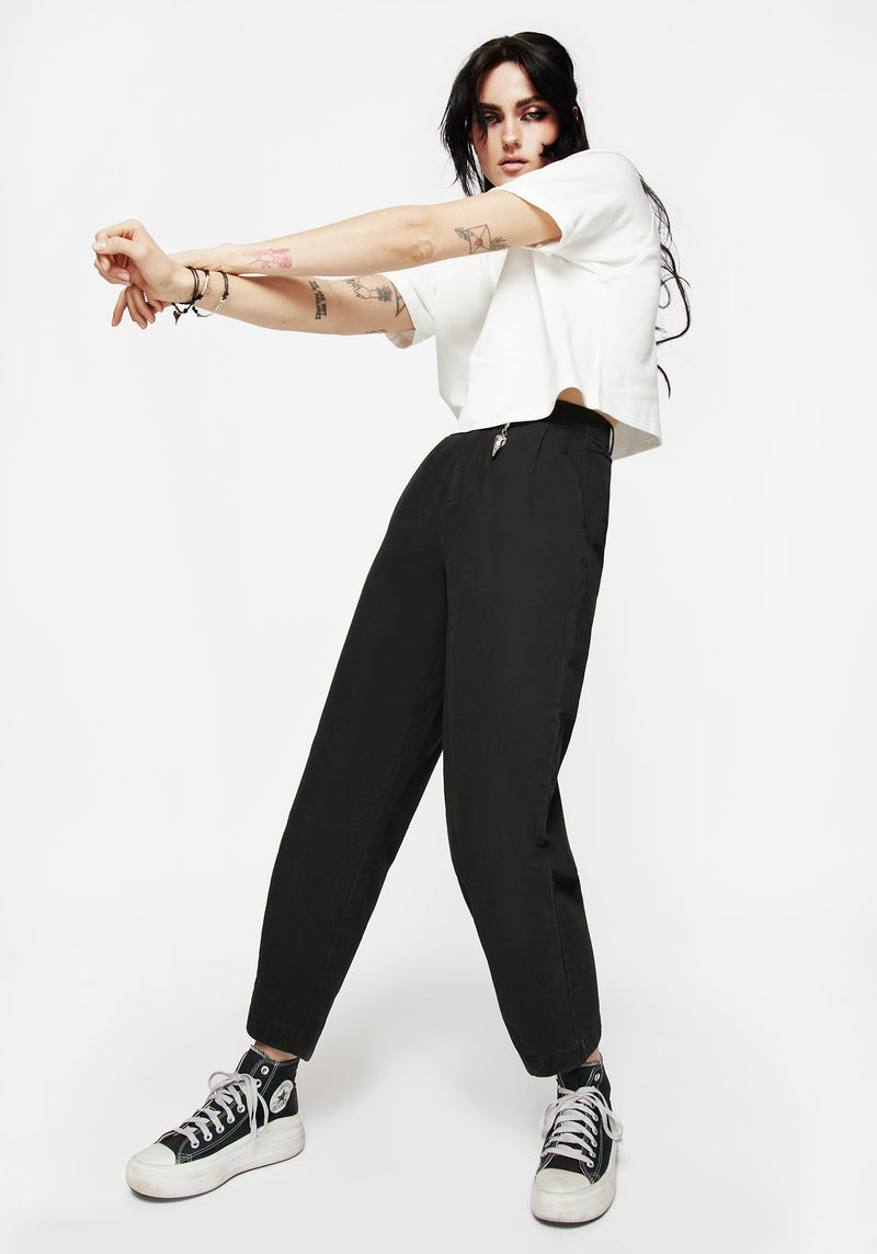 Osteomancy Washed Cotton Tapered Trousers