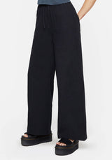 Rian Seersucker Straight Leg Trousers