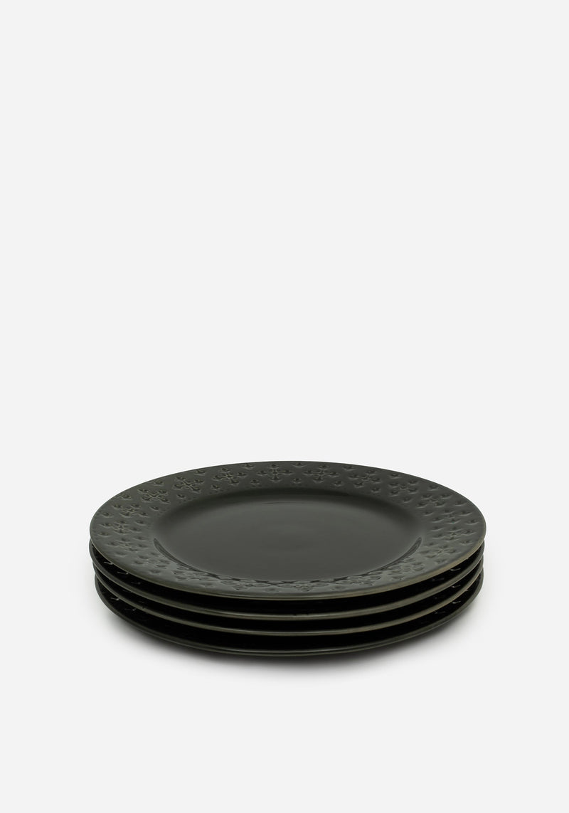 Crux Debossed Ombre Side Plate (4 Piece Set)