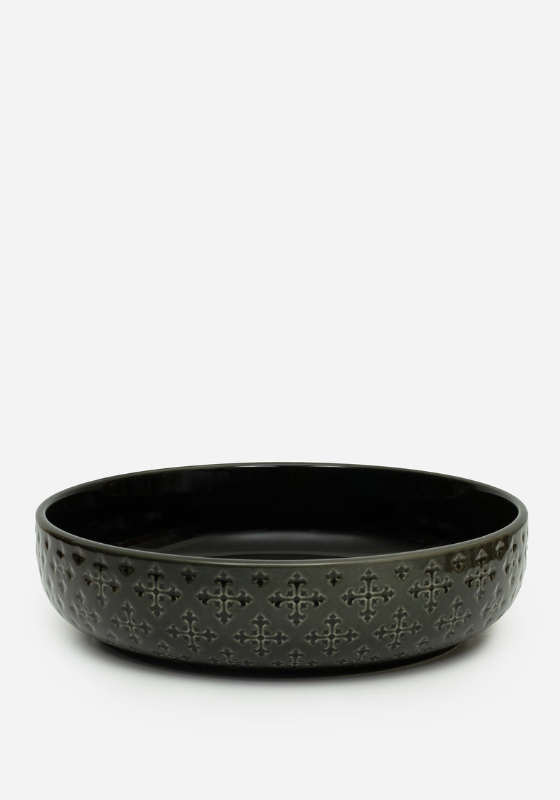 Crux Debossed Ombre Pasta Bowl (4 Piece Set)