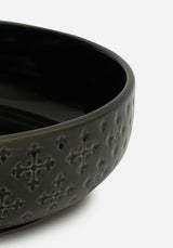 Crux Debossed Ombre Pasta Bowl (4 Piece Set)