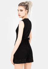 Alder Cotton Ivy Detail Playsuit