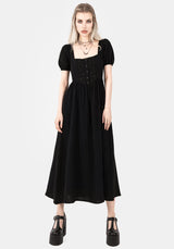 Alder Cotton Detail Midaxi Dress