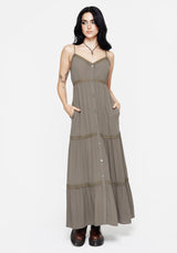 Sara Tiered Lace Maxi Cami Dress
