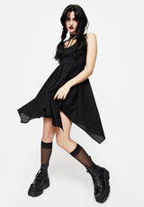 Blythe Handkerchief Hem Mini Dress