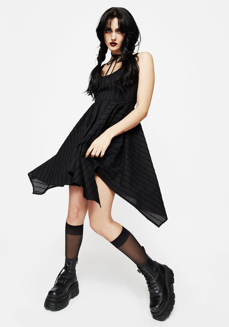 Blythe Handkerchief Hem Mini Dress