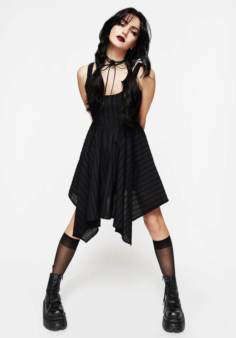 Blythe Handkerchief Hem Mini Dress