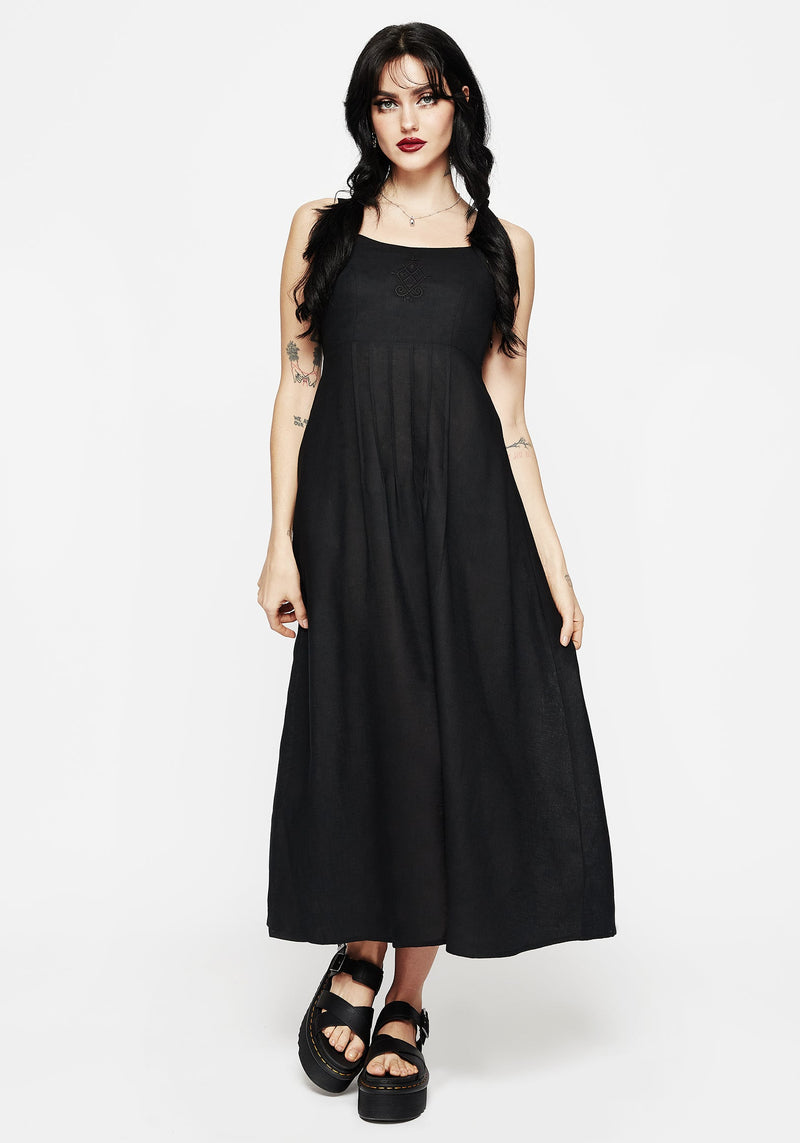 Merrymount Embroidered Midaxi Dress
