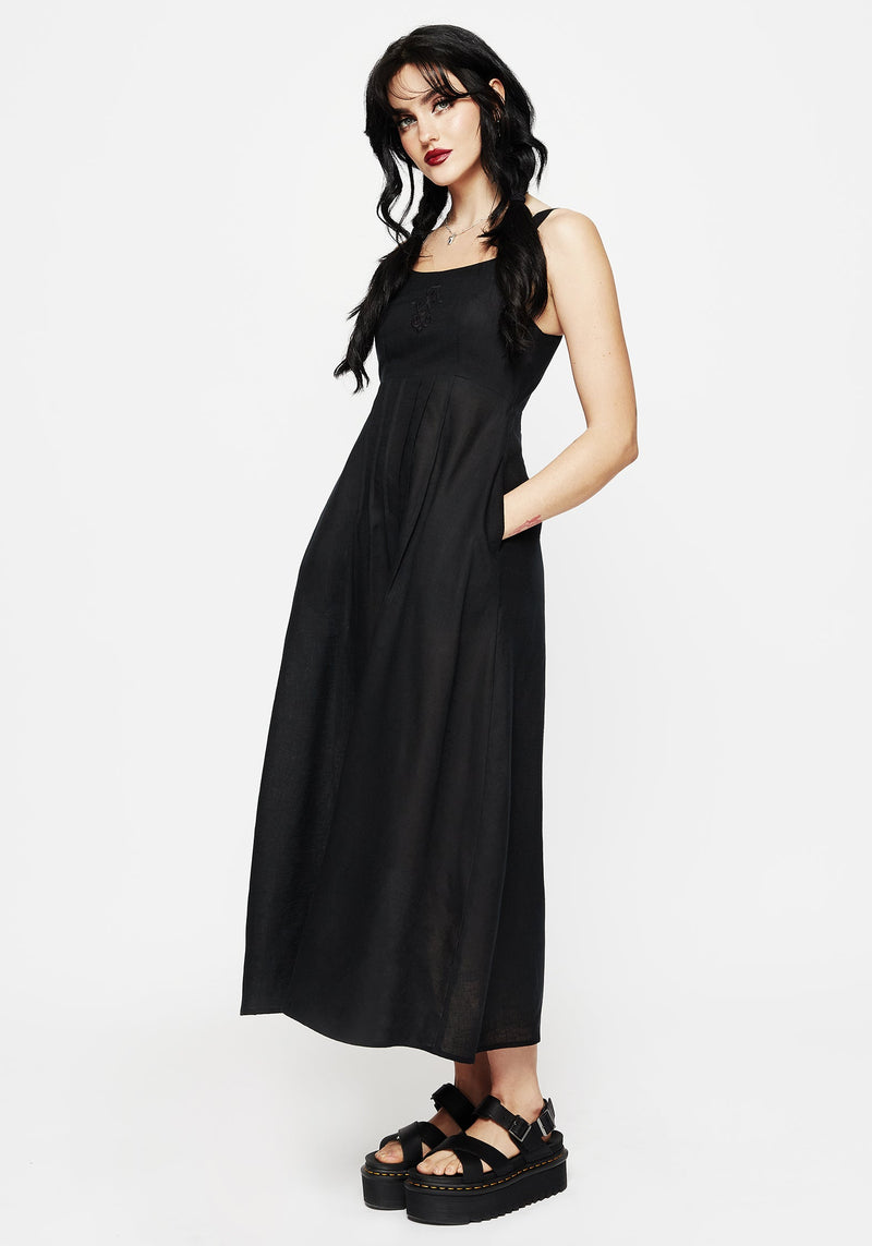 Merrymount Embroidered Midaxi Dress