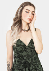 Bashe Cotton Mini Sun Dress - Green