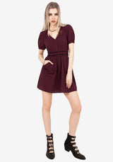 Poultice Embroidered Cotton Mini Dress