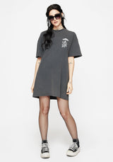 Pressure Cotton Mushroom Print Tee Dress