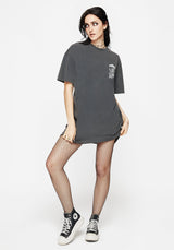 Pressure Cotton Mushroom Print Tee Dress