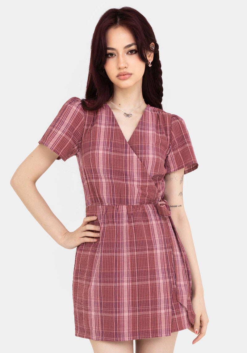 Zorina Cotton Tie Wrap Playsuit