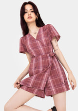 Zorina Cotton Tie Wrap Playsuit