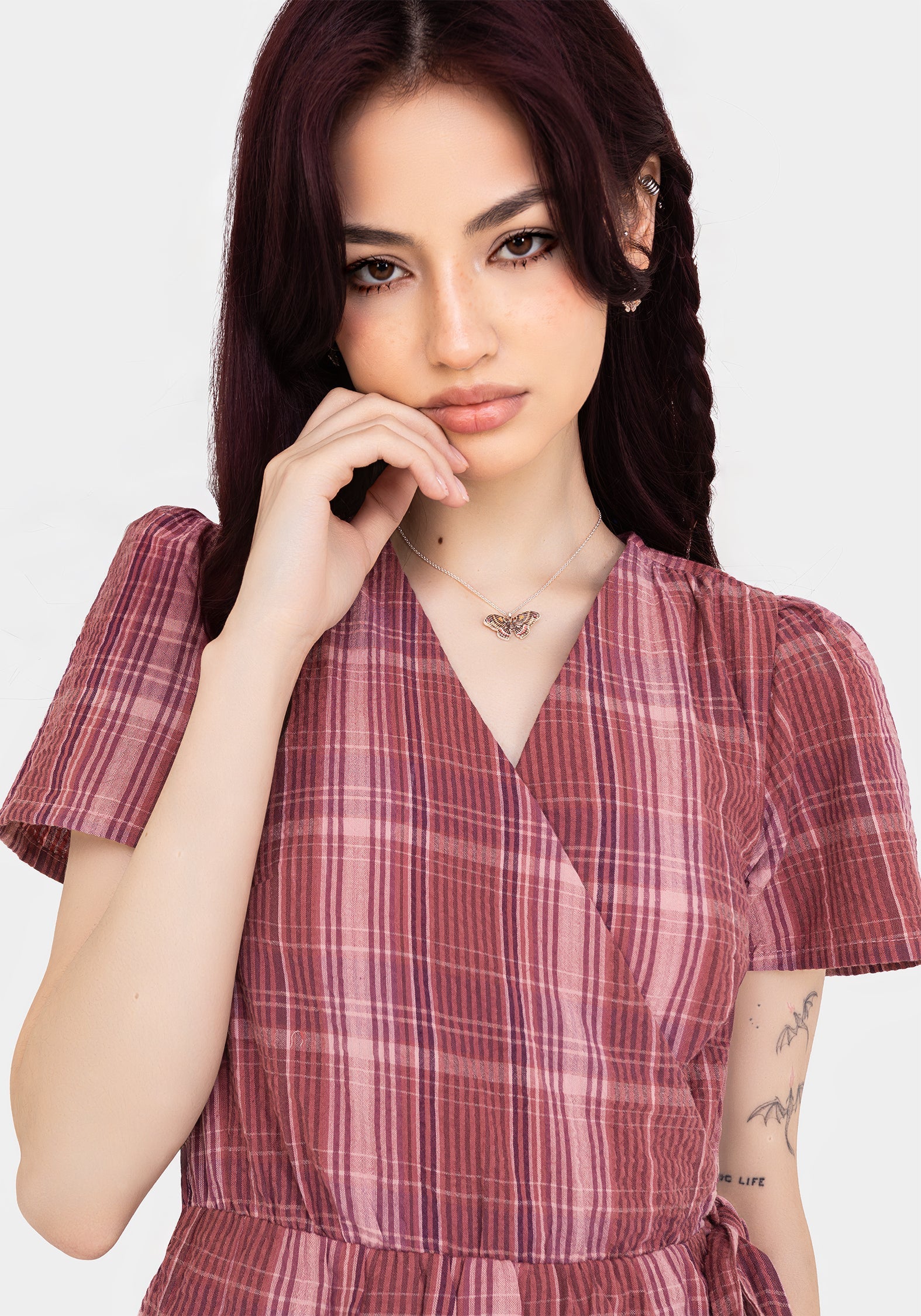 Zorina Cotton Tie Wrap Playsuit