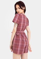 Zorina Cotton Tie Wrap Playsuit