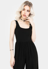 Herne Contrast Wide Leg Jumpsuit