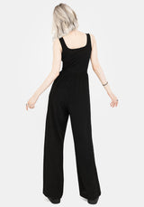 Herne Contrast Wide Leg Jumpsuit