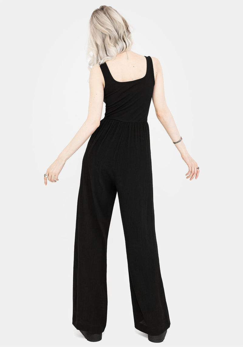 Herne Contrast Wide Leg Jumpsuit