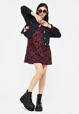 Morgana Cotton Broderie Frill Sleeve Mini Dress