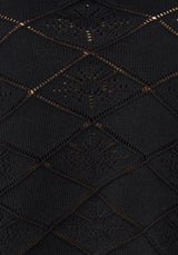 Eliana Celestial Pointelle Knit Crop Jumper